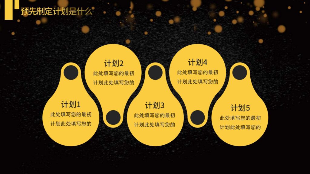 图片[7]-大气质感商务烫金工作复盘PPT模板-千文网