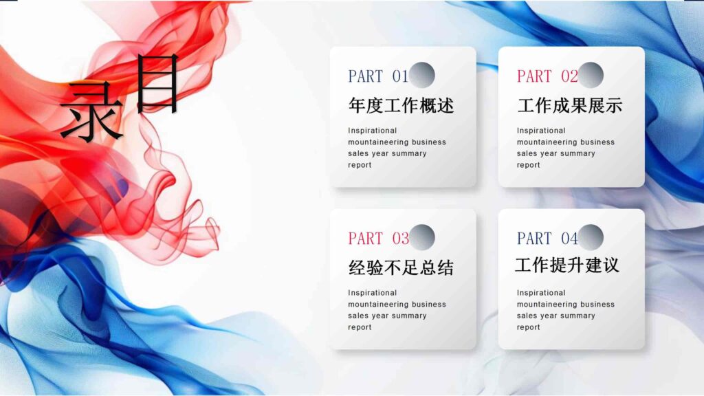 图片[2]-2025励志登山业务销售年度工作总结报告PPT模板-千文网