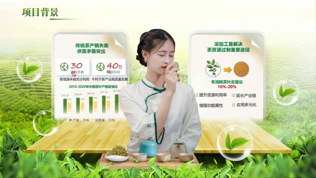 图片[7]-绿色茶配料与茶日化研发PPT模板-千文网