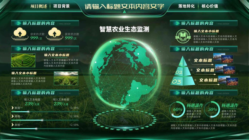 图片[2]-墨绿智慧农业：落地实践全案PPT模板-千文网