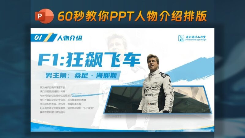 ✨60秒教会你PPT人物介绍排版，简单好学！-千文网