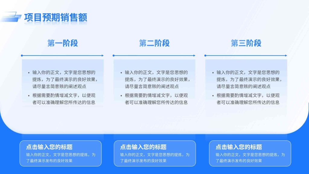 项目预期销售额-千文网