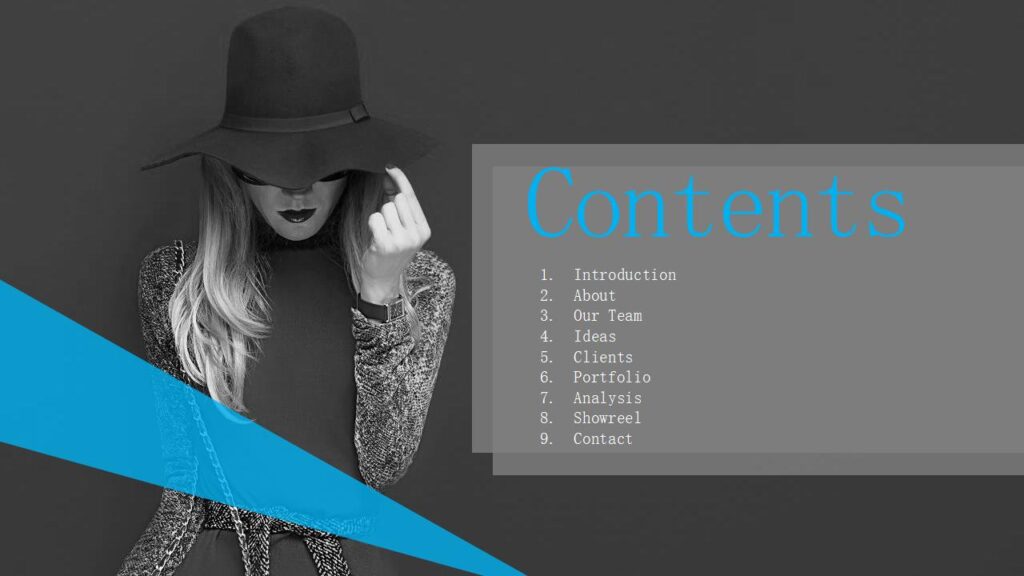 图片[2]-高端时尚品牌发布会模特画册PPT模板-千文网