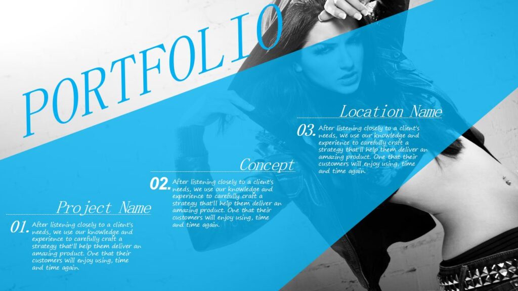 图片[14]-高端时尚品牌发布会模特画册PPT模板-千文网