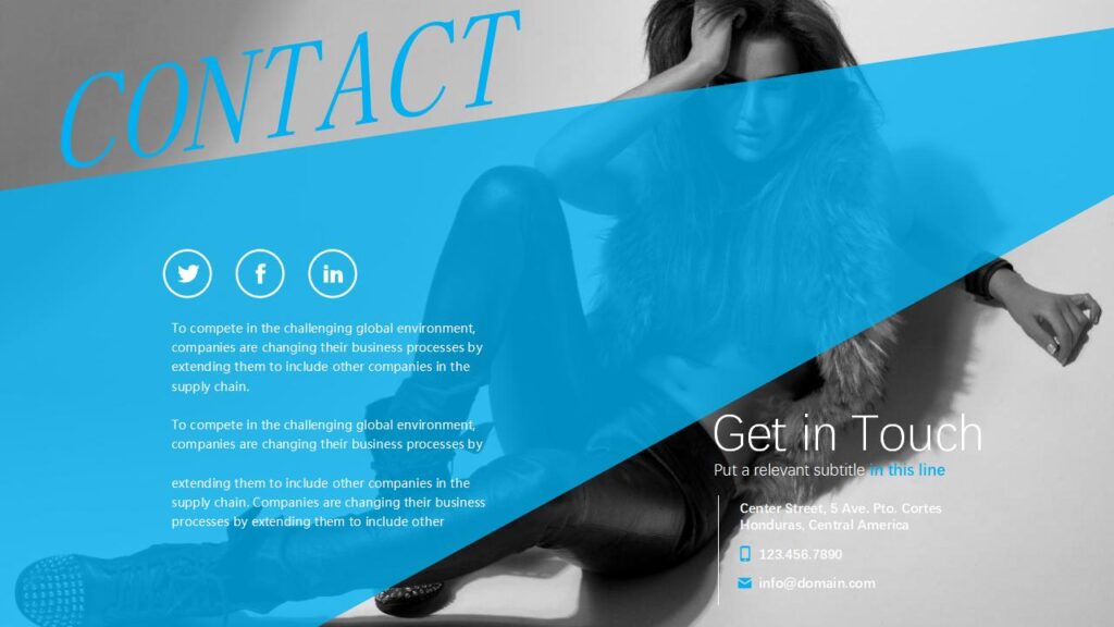 图片[20]-高端时尚品牌发布会模特画册PPT模板-千文网