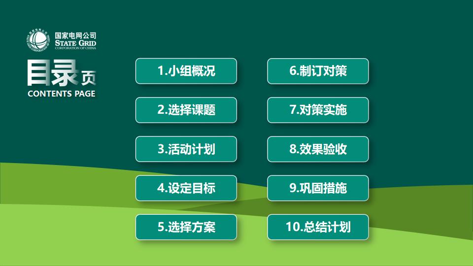 图片[2]-国家电网QC活动课题发布PPT模版-千文网