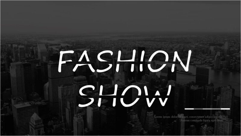 欧美时尚杂志风产品发布会PPT模板-千文网