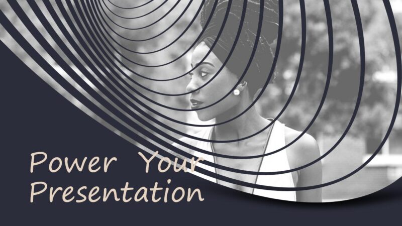 人物杂志风品牌服装发布会PPT模板-千文网