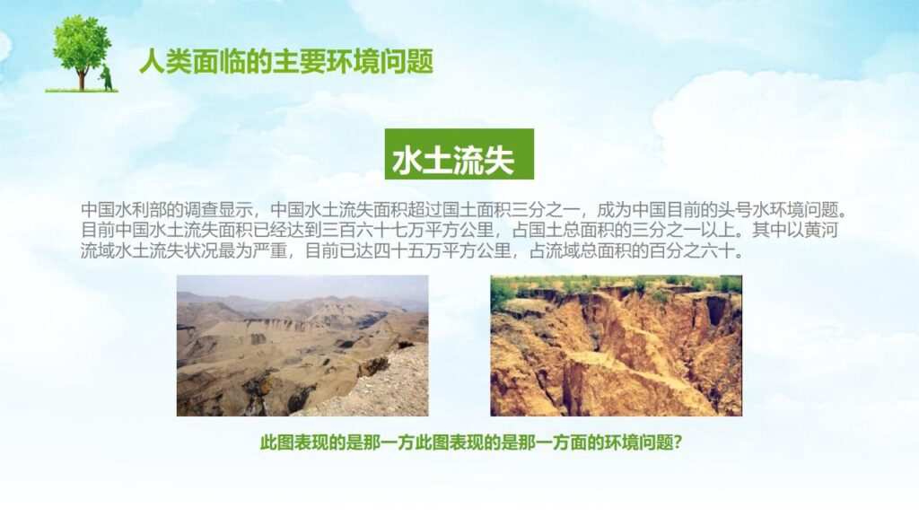 图片[13]-人类面临的主要环境问题PPT模板-千文网