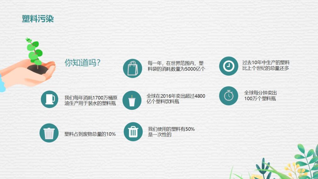 图片[11]-手捧地球背景的世界环境日PPT模板-千文网