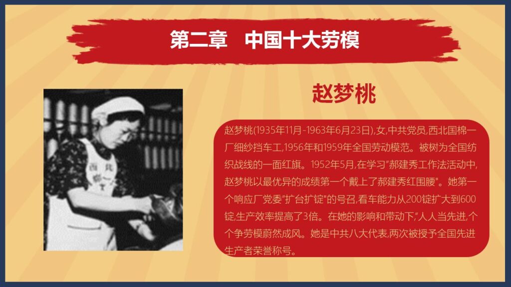 图片[11]-怀旧风劳动人民劳动节PPT模板-千文网