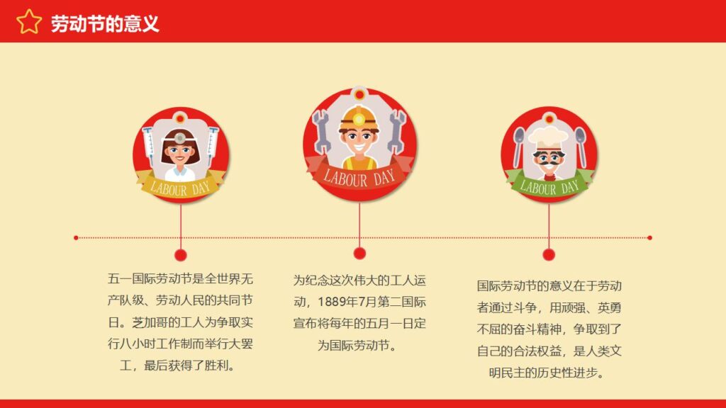 图片[5]-卡通五一劳动节班会PPT模板-千文网