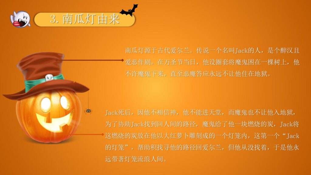 图片[8]-橙色动态万圣节介绍节日庆典PPT模板-千文网