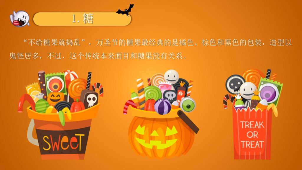 图片[16]-橙色动态万圣节介绍节日庆典PPT模板-千文网