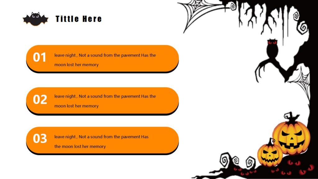 图片[8]-橙色卡通动态万圣节主题派对活动策划PPT模板-千文网