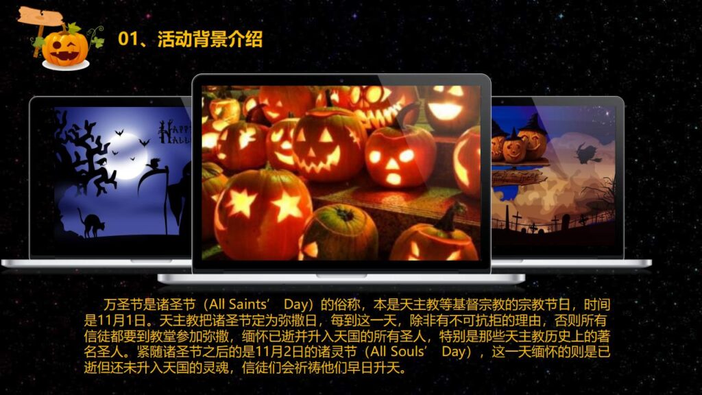 图片[4]-黑色万圣节活动方案PPT模板-千文网