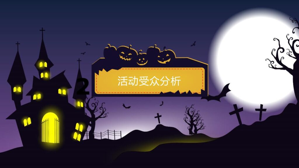 图片[5]-黄色卡通动态万圣节狂欢夜节日庆典PPT模板-千文网