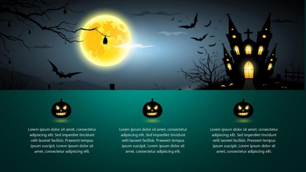 图片[5]-欧美风万圣节活动PPT模板-千文网