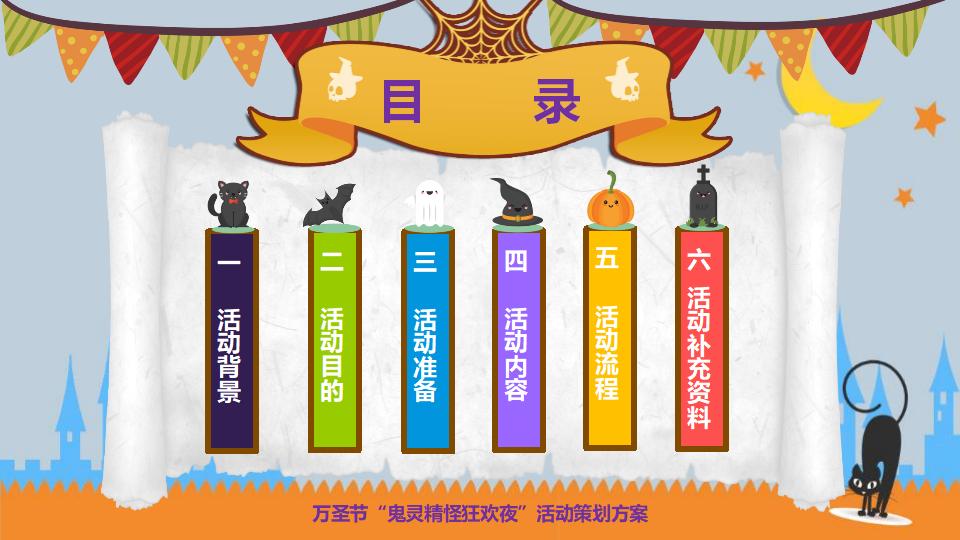 图片[2]-万圣节狂欢夜活动策划方案节日庆典PPT模板-千文网