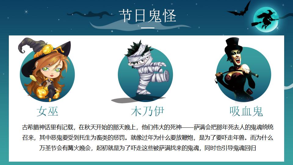 图片[4]-万圣节欧美主题PPT模板-千文网