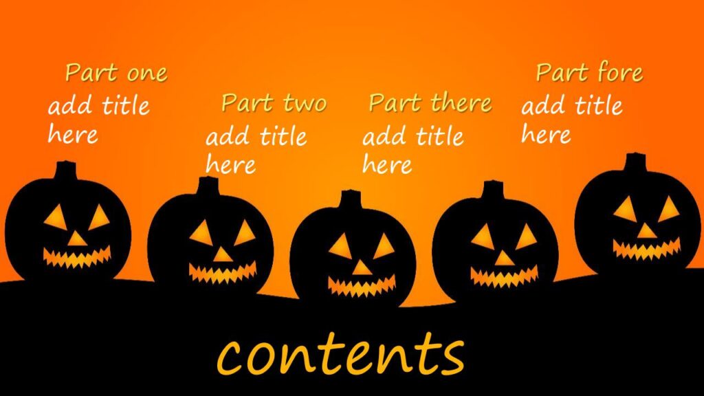 图片[2]-万圣节企业活动宣传狂欢夜派对PPT模板-千文网