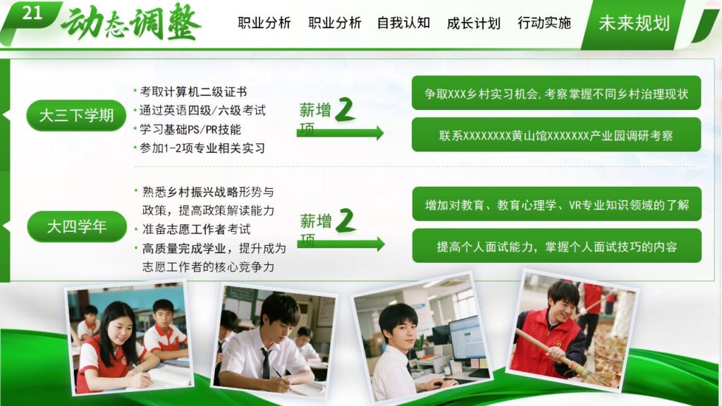 图片[32]-绿色职业规划大赛PPT模板-千文网