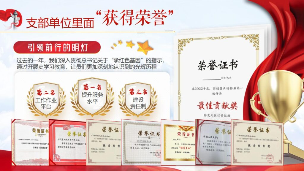 图片[17]-支部书记年度工作述职汇报PPT模板-千文网